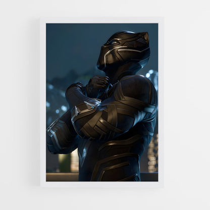 black-panther-8 cadre Blanc