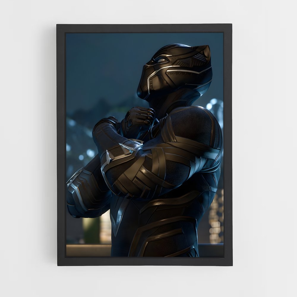 black-panther-8 cadre Noir