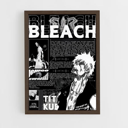 bleach-4 cadre Bois foncé