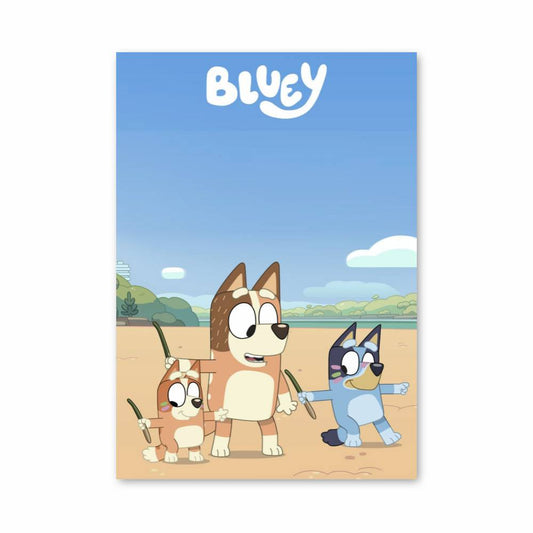 Poster Bluey Vacance