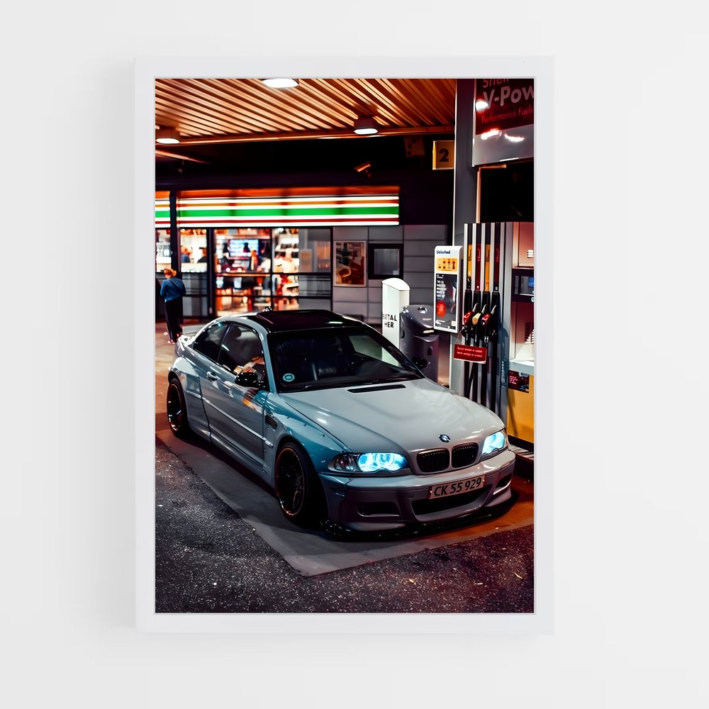 bmw-7 cadre Blanc