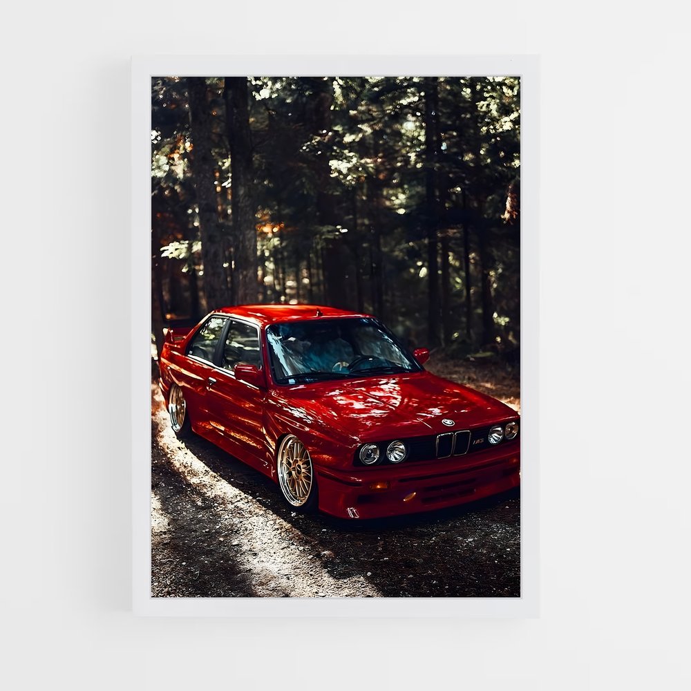 bmw-8 cadre Blanc