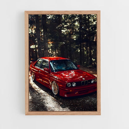 bmw-8 cadre Bois clair