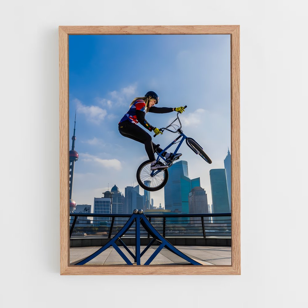 bmx-1 cadre Bois clair