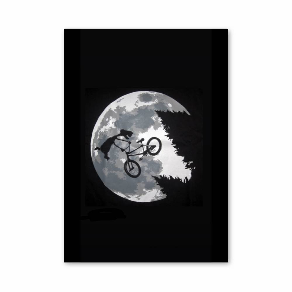 Poster E.T. BMX Lune