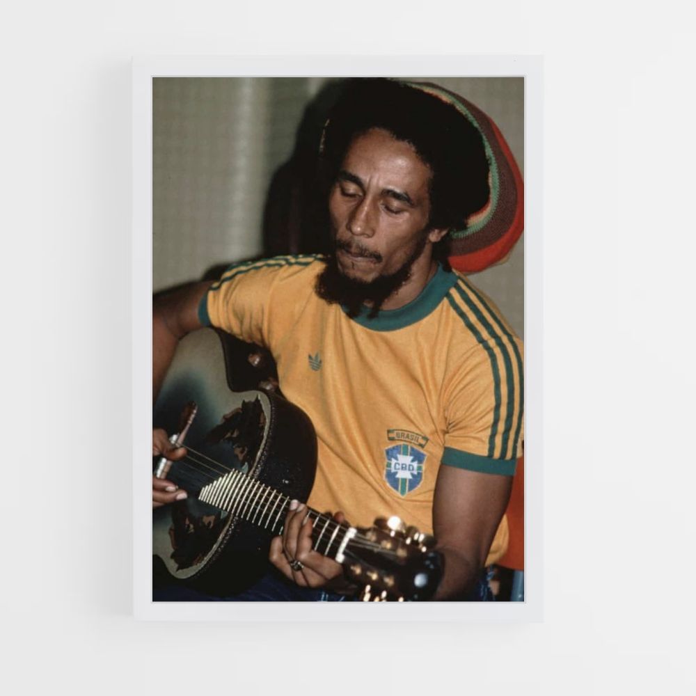 Póster Bob Marley Guitarra