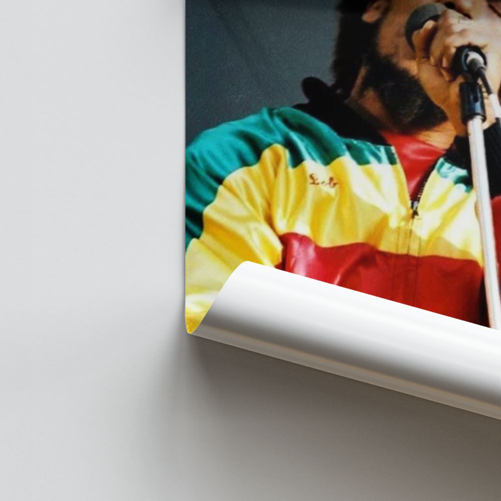 Póster Bob Marley en vivo