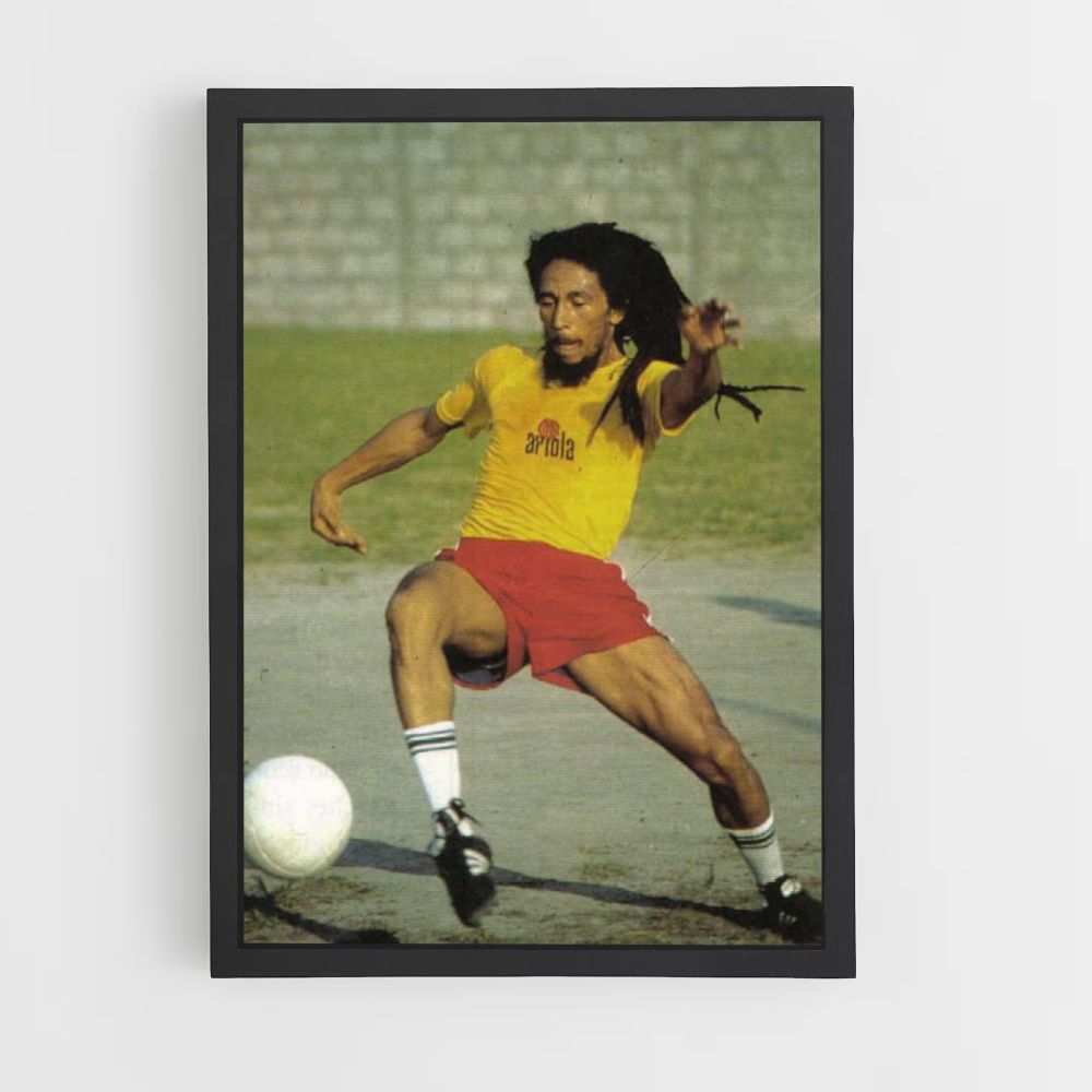 Póster Bob Marley Fútbol