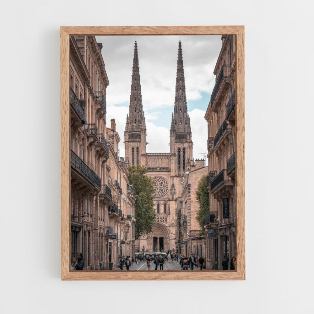 Póster Catedral de Burdeos