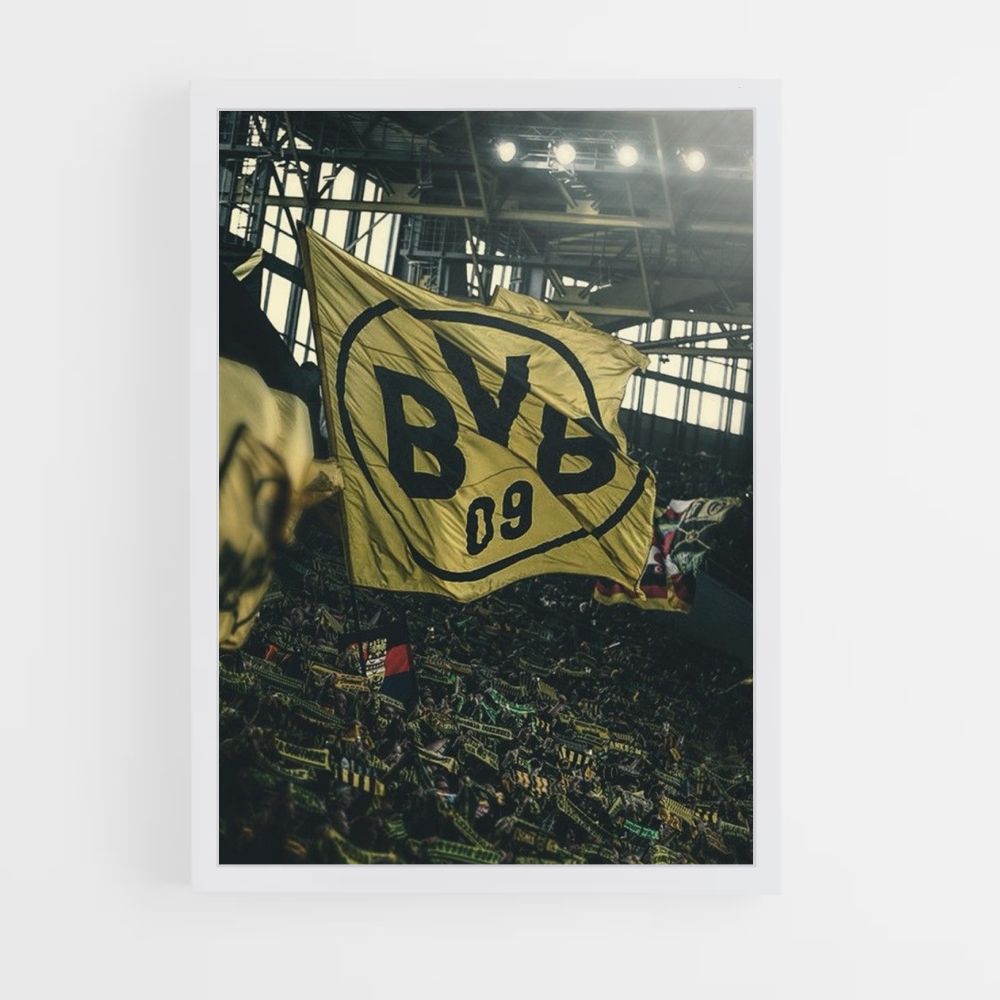 Bandera del Borussia Dortmund Póster