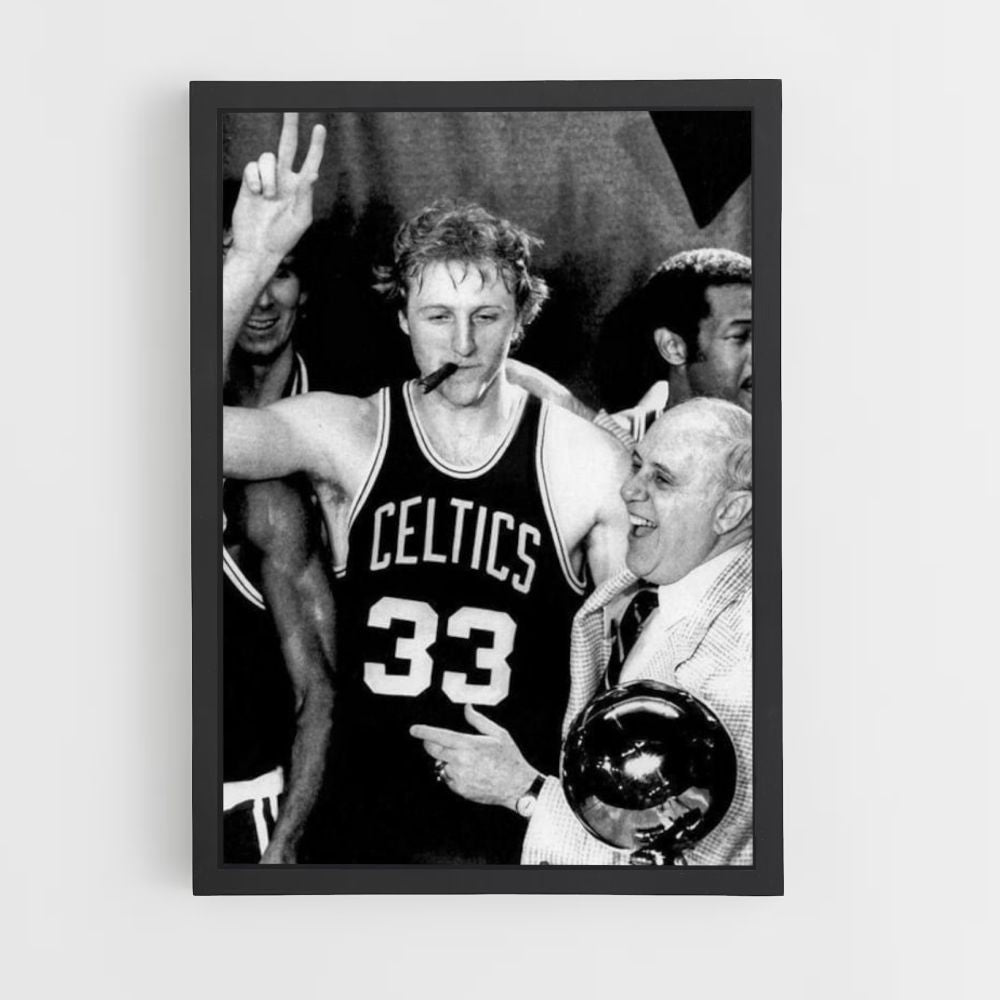 Cartel Boston Celtics Antiguo