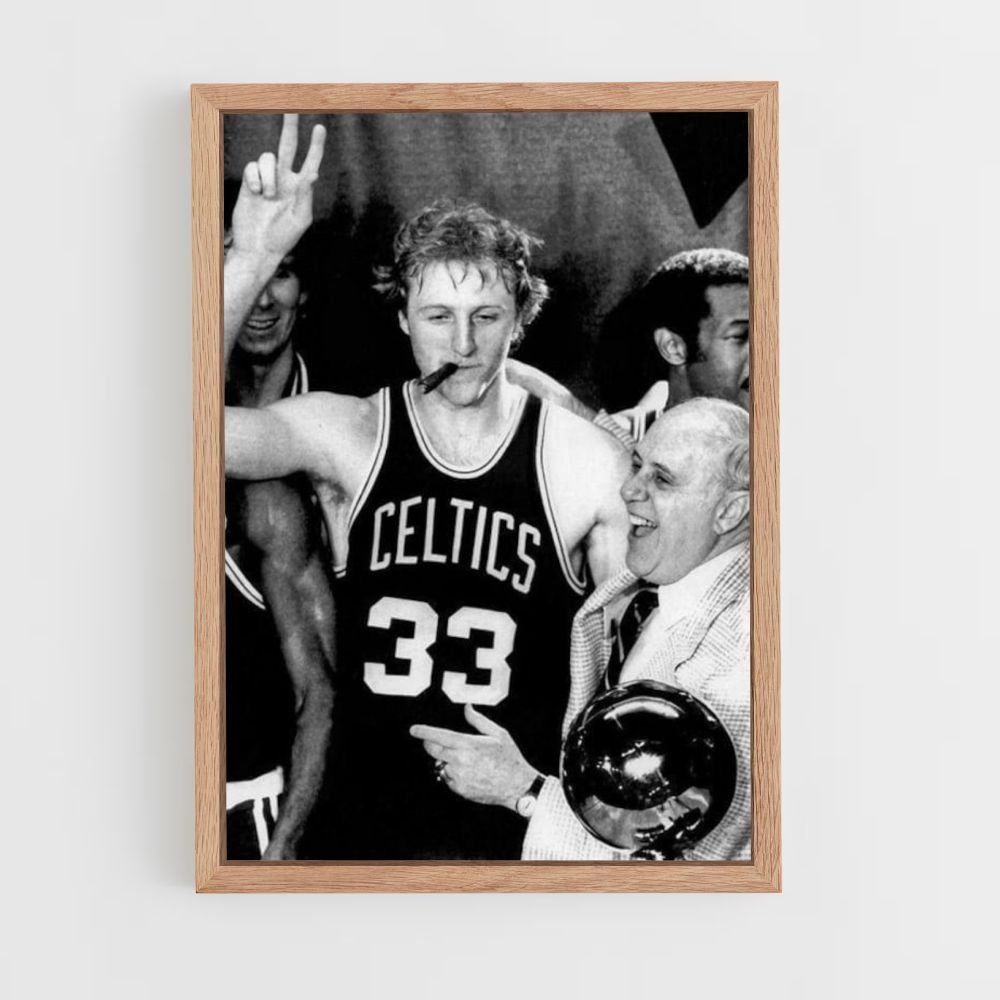 Cartel Boston Celtics Antiguo