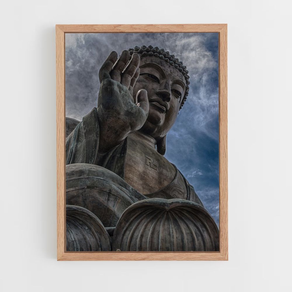 Estatua de Buda Póster