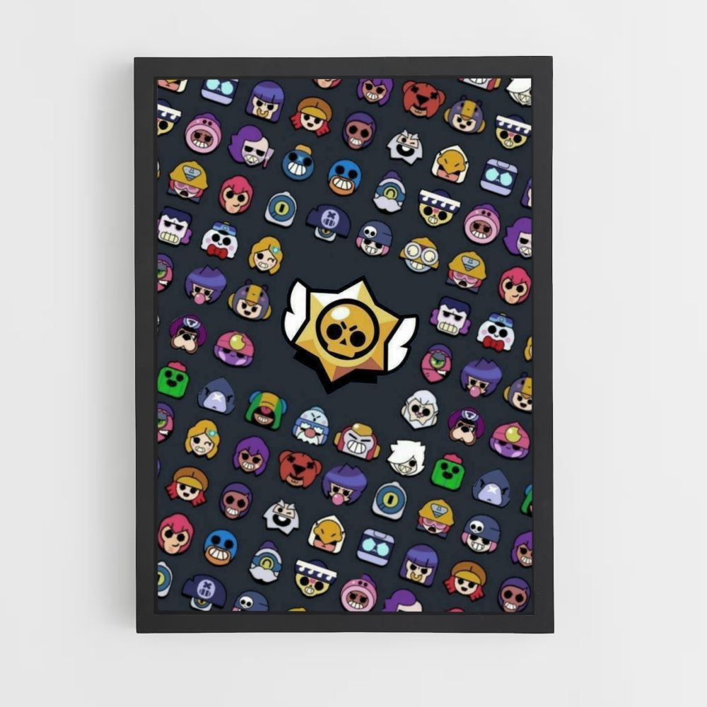 Póster Logotipo De Brawl Star