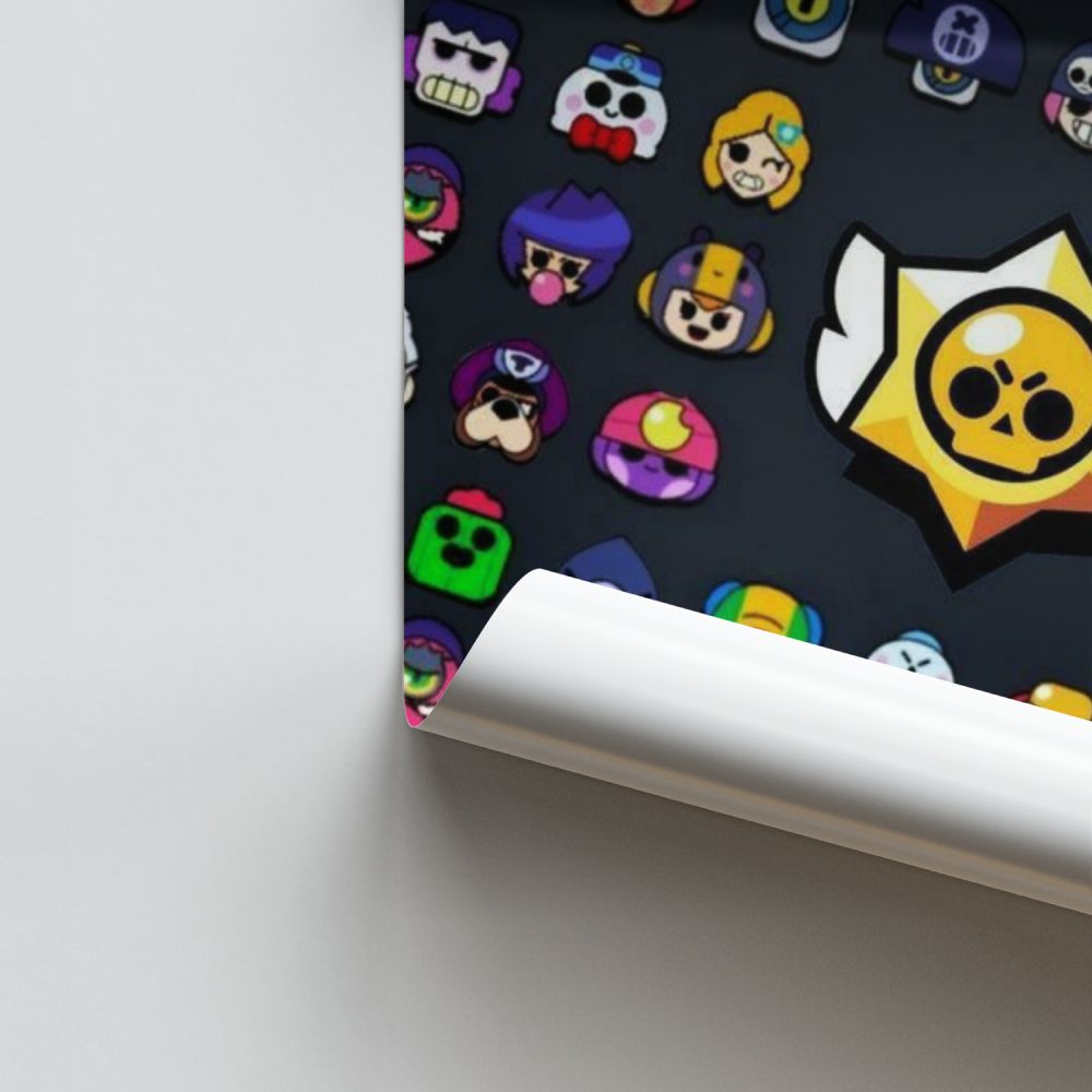 Póster Logotipo De Brawl Star