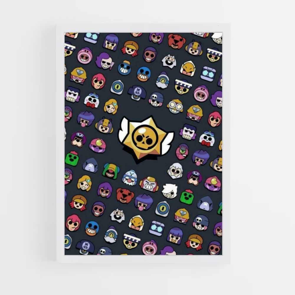 Póster Logotipo De Brawl Star