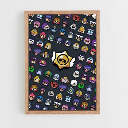 Póster Logotipo De Brawl Star