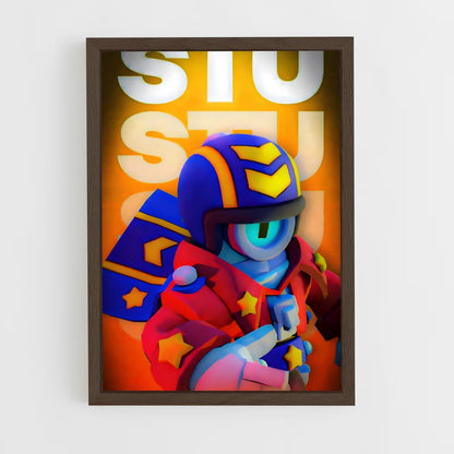 brawl-stars-12 cadre Bois foncé