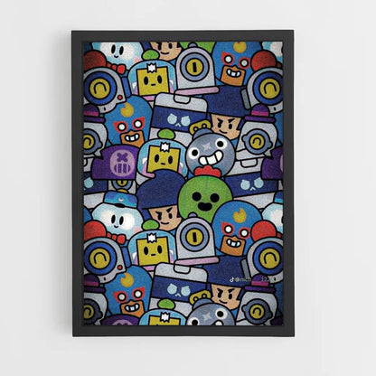 Póster Emoji Brawl Stars