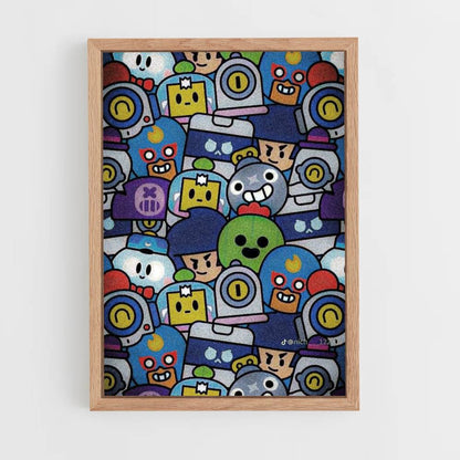 Póster Emoji Brawl Stars