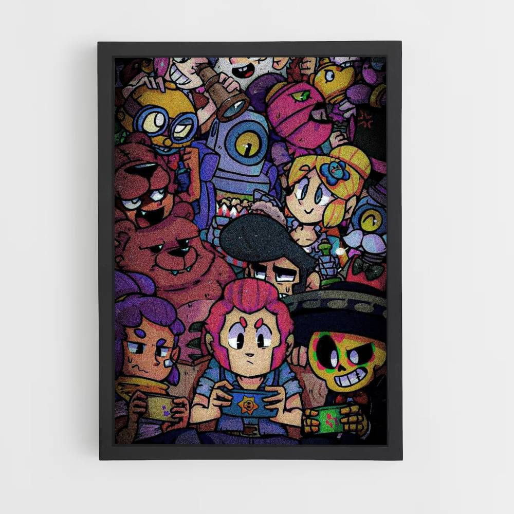 Cartel Dibujo Brawl Stars