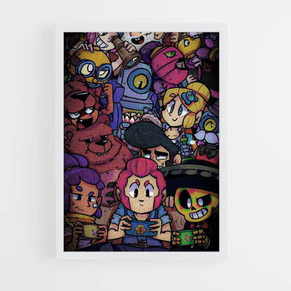 Cartel Dibujo Brawl Stars