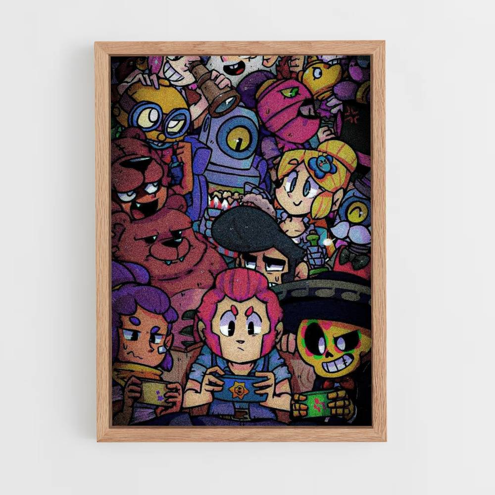 Cartel Dibujo Brawl Stars