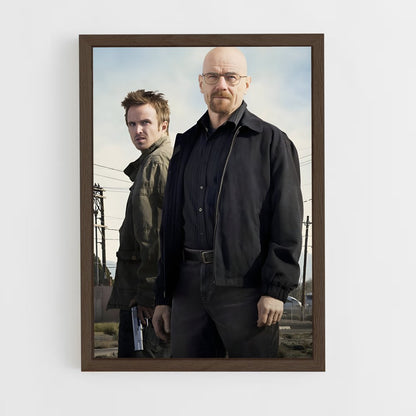 breaking-bad-2 cadre Bois foncé