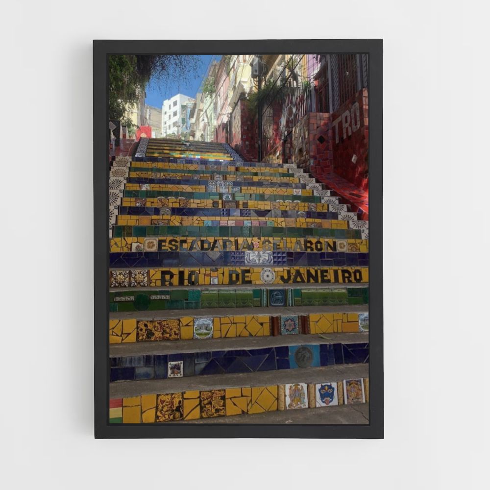 Póster Escaleras Brasil