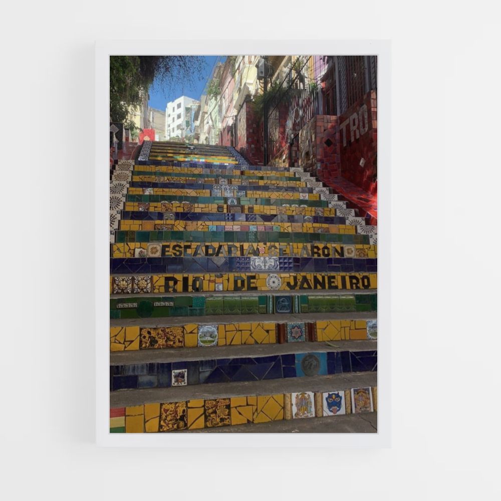 Póster Escaleras Brasil