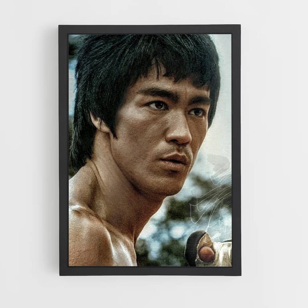 Póster Bruce Lee Retrato