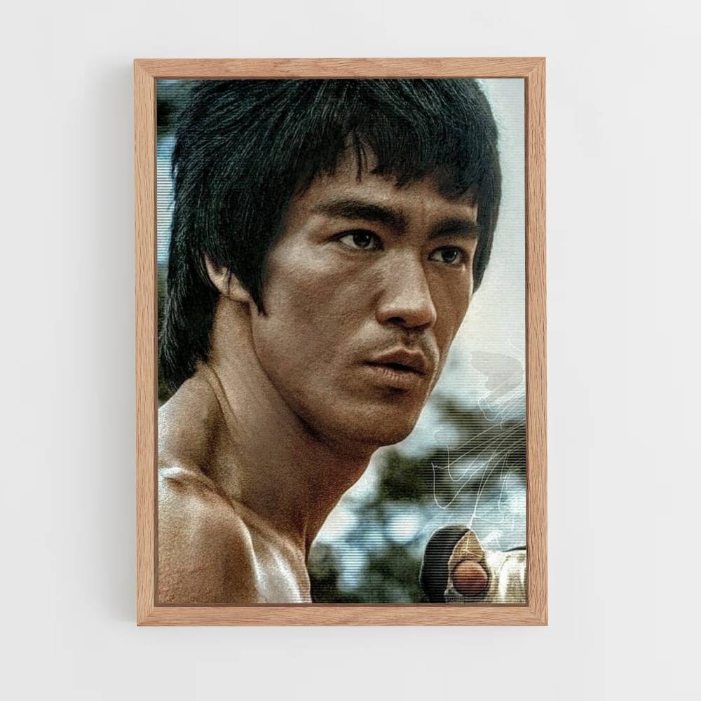 Póster Bruce Lee Retrato