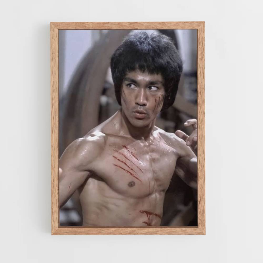 Póster Bruce Lee Tigre