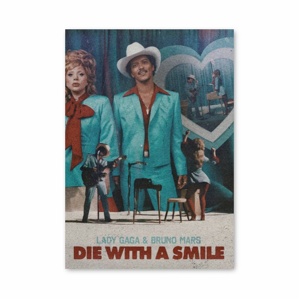 Poster Die with a smile