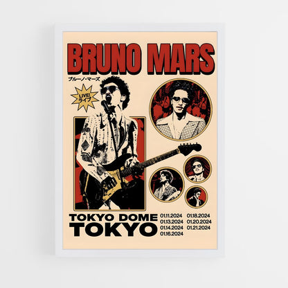 bruno-mars-7 cadre Blanc