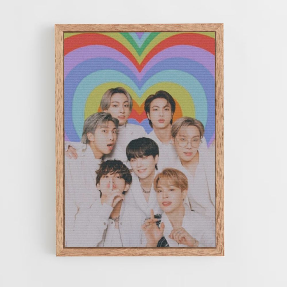 Corazón BTS Póster