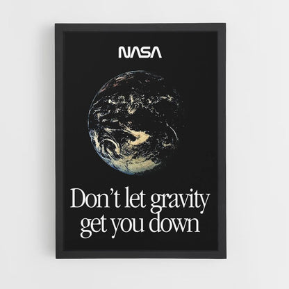 Póster Gravedad de la NASA