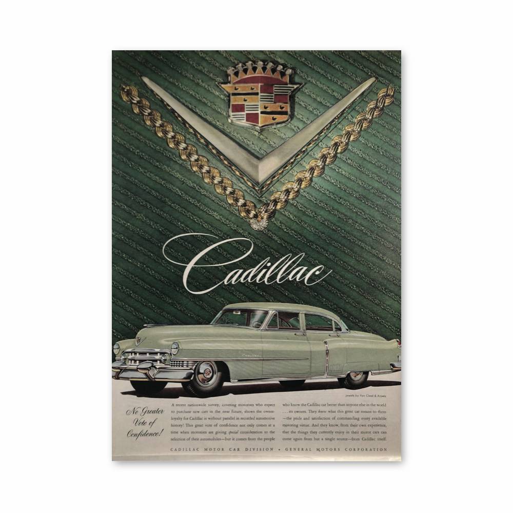 Poster Cadillac Vintage