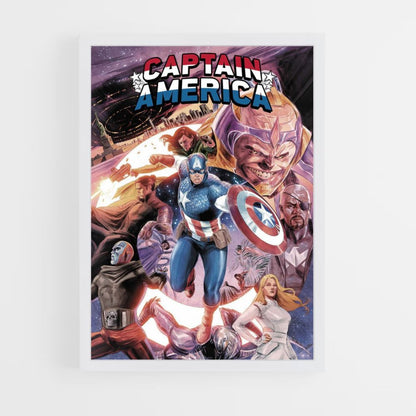 Cómics del Capitán América Póster