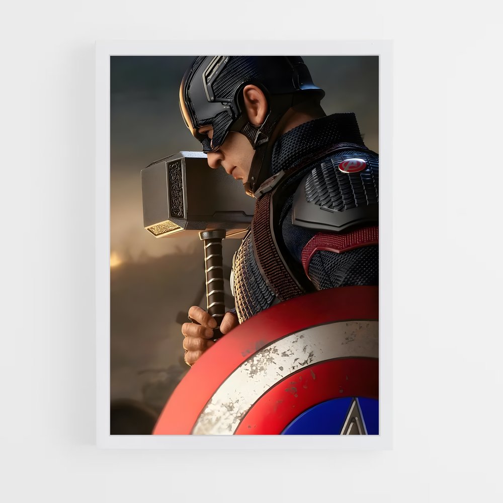 captain-america-4 cadre Blanc
