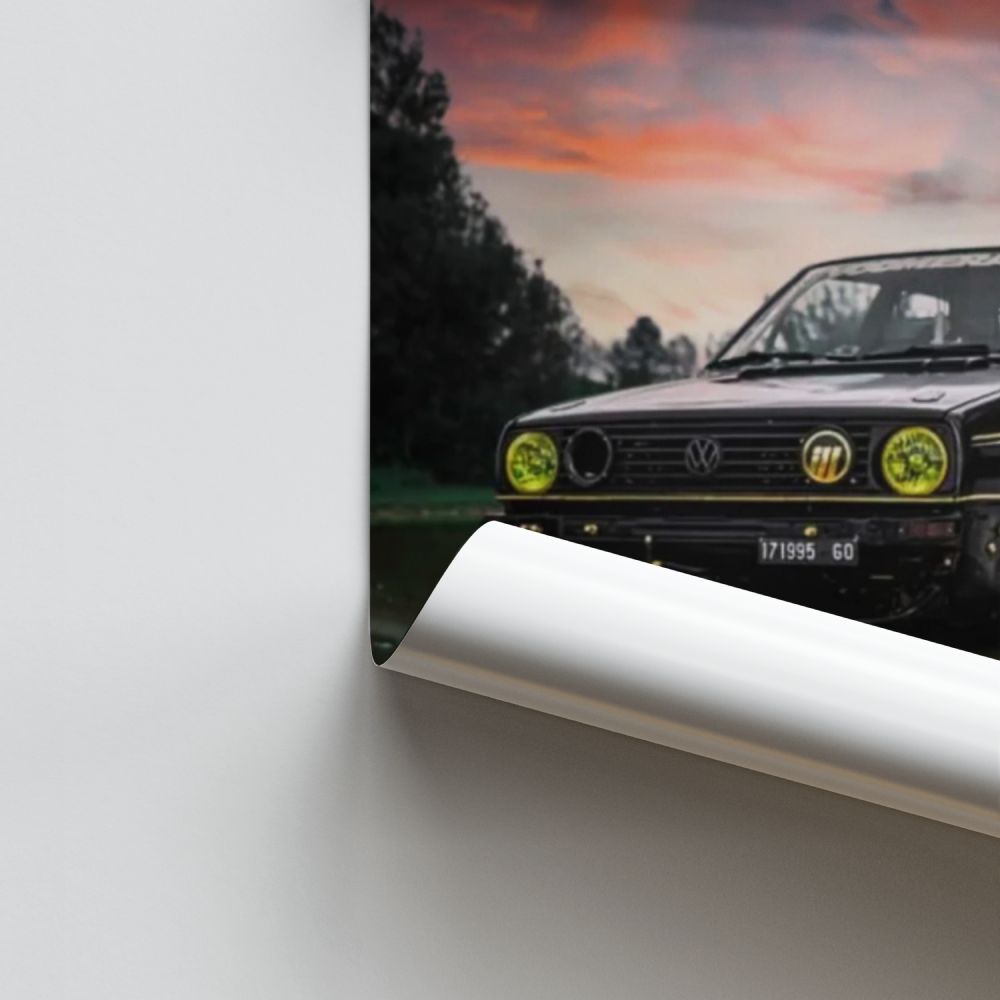 Póster Volkswagen MK2 GTI