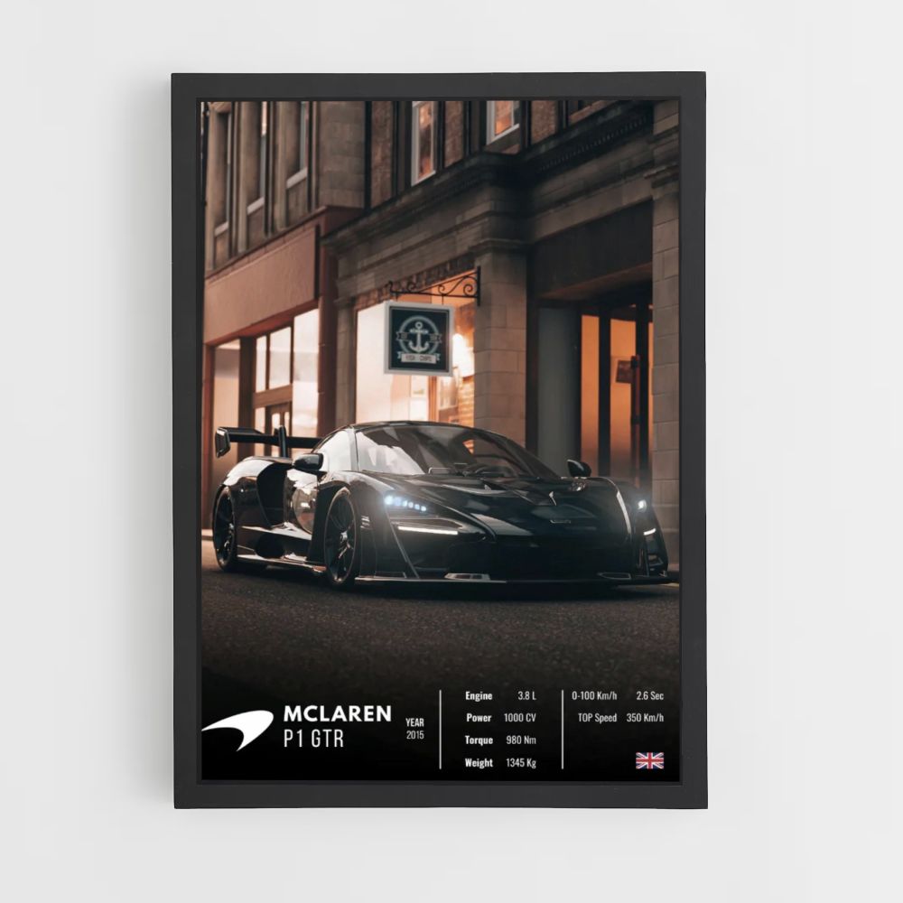 Mclaren P1GTR Póster