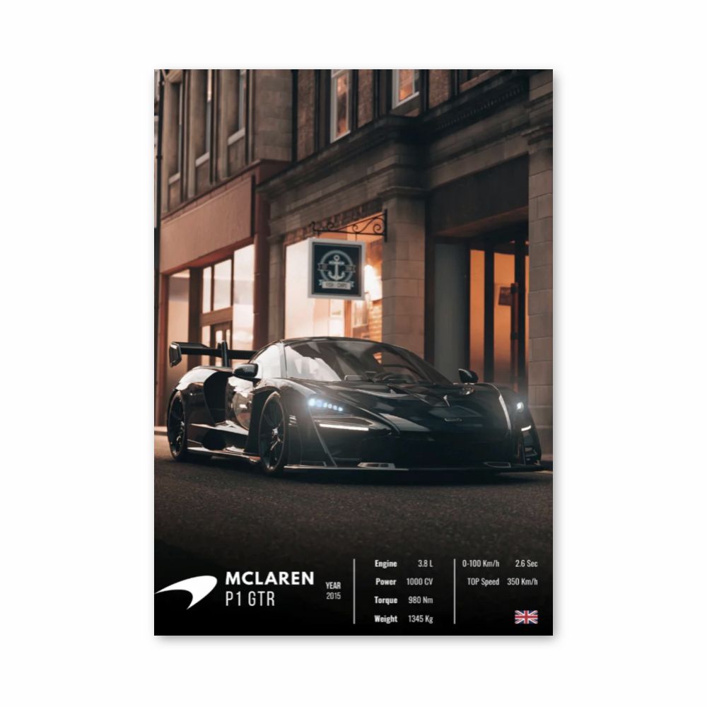 Mclaren P1GTR Póster