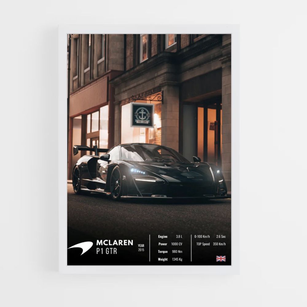 Mclaren P1GTR Póster