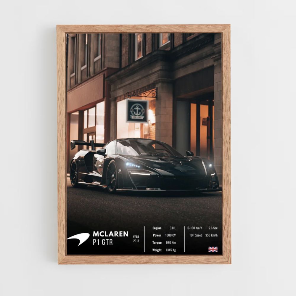 Mclaren P1GTR Póster