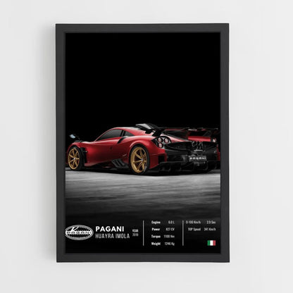 Pagani Huayra Imola Póster