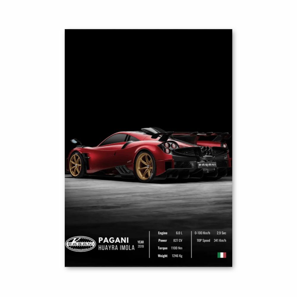 Pagani Huayra Imola Póster