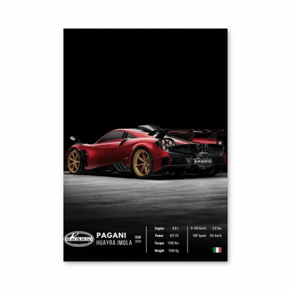 Pagani Huayra Imola Póster