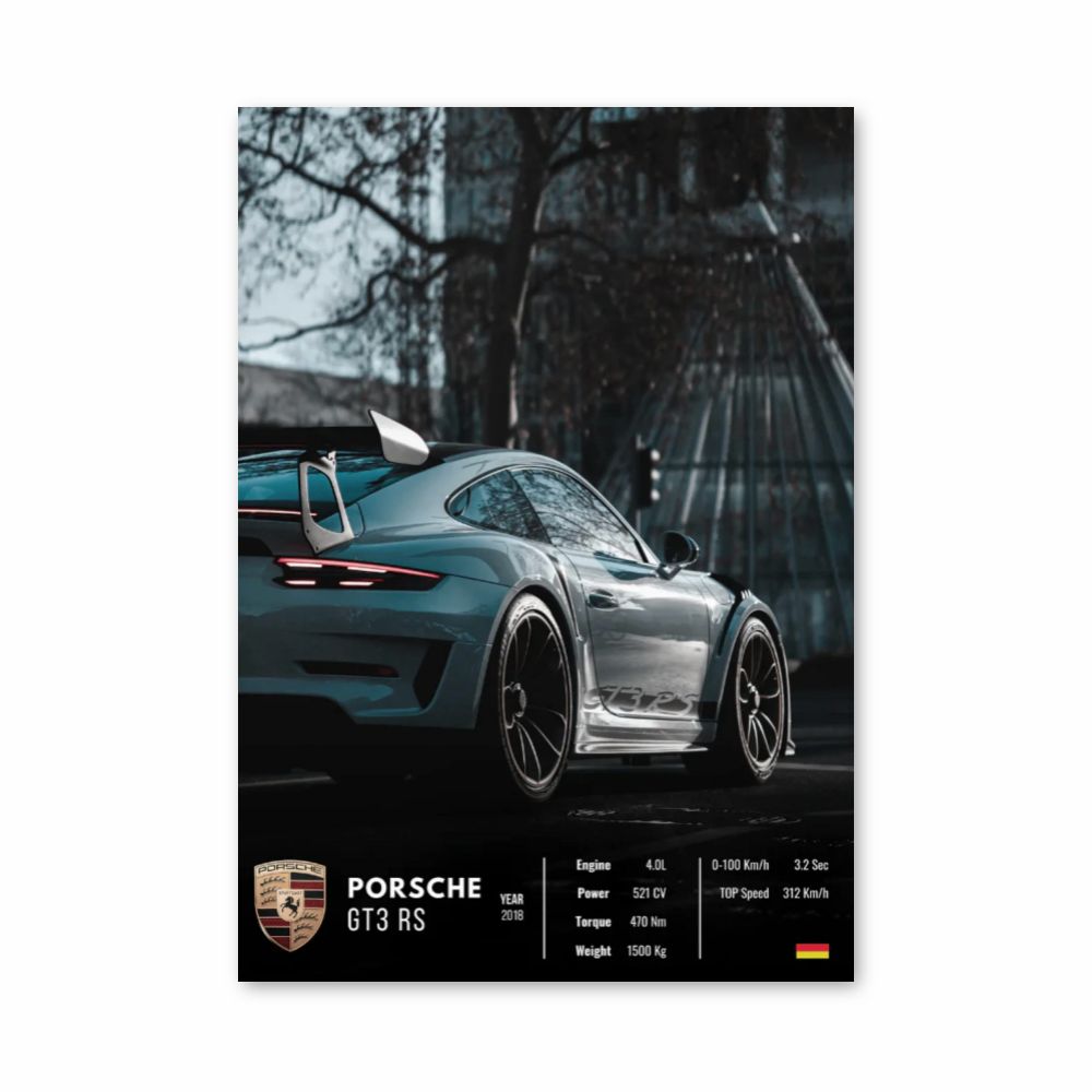 Póster Porsche GT3 RS