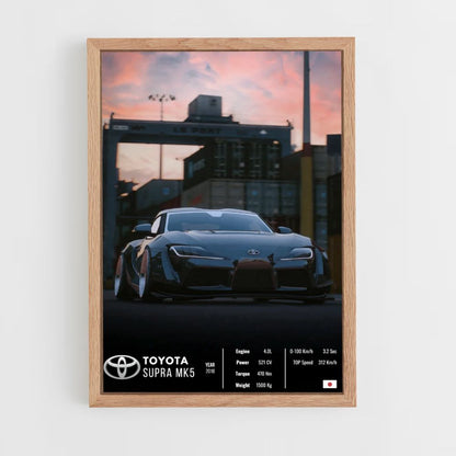 Toyota Supra MK5 Póster